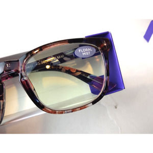 Readerest Blue Light Blocking Reading Glasses Floral Mist +3.50 Magnification